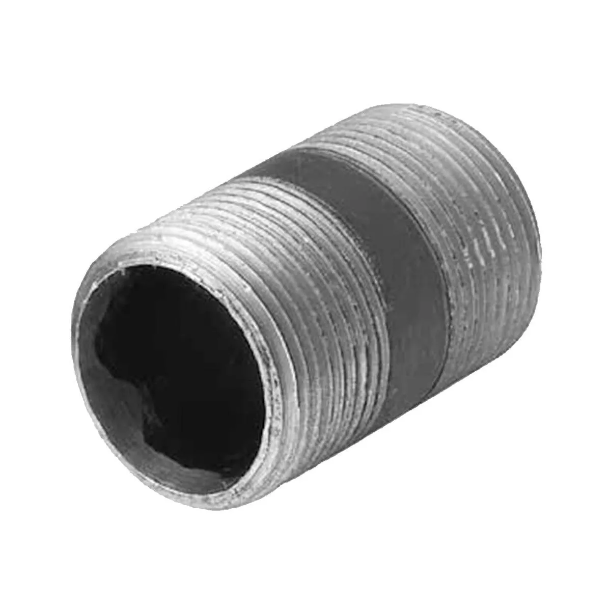 1 1/2″ x Close Black Nipple