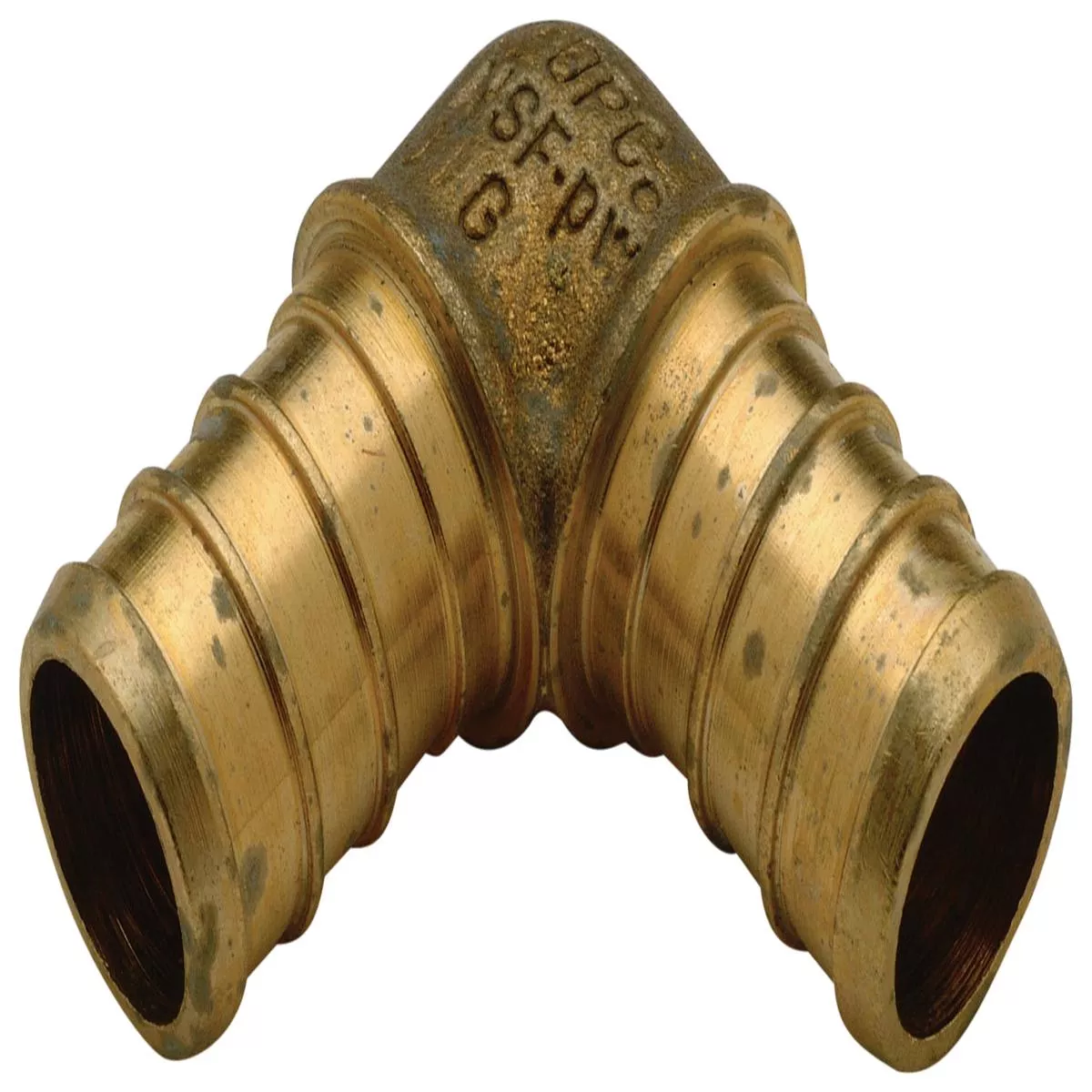 1/2″ Crimp XL Brass Elbow QQE33GX