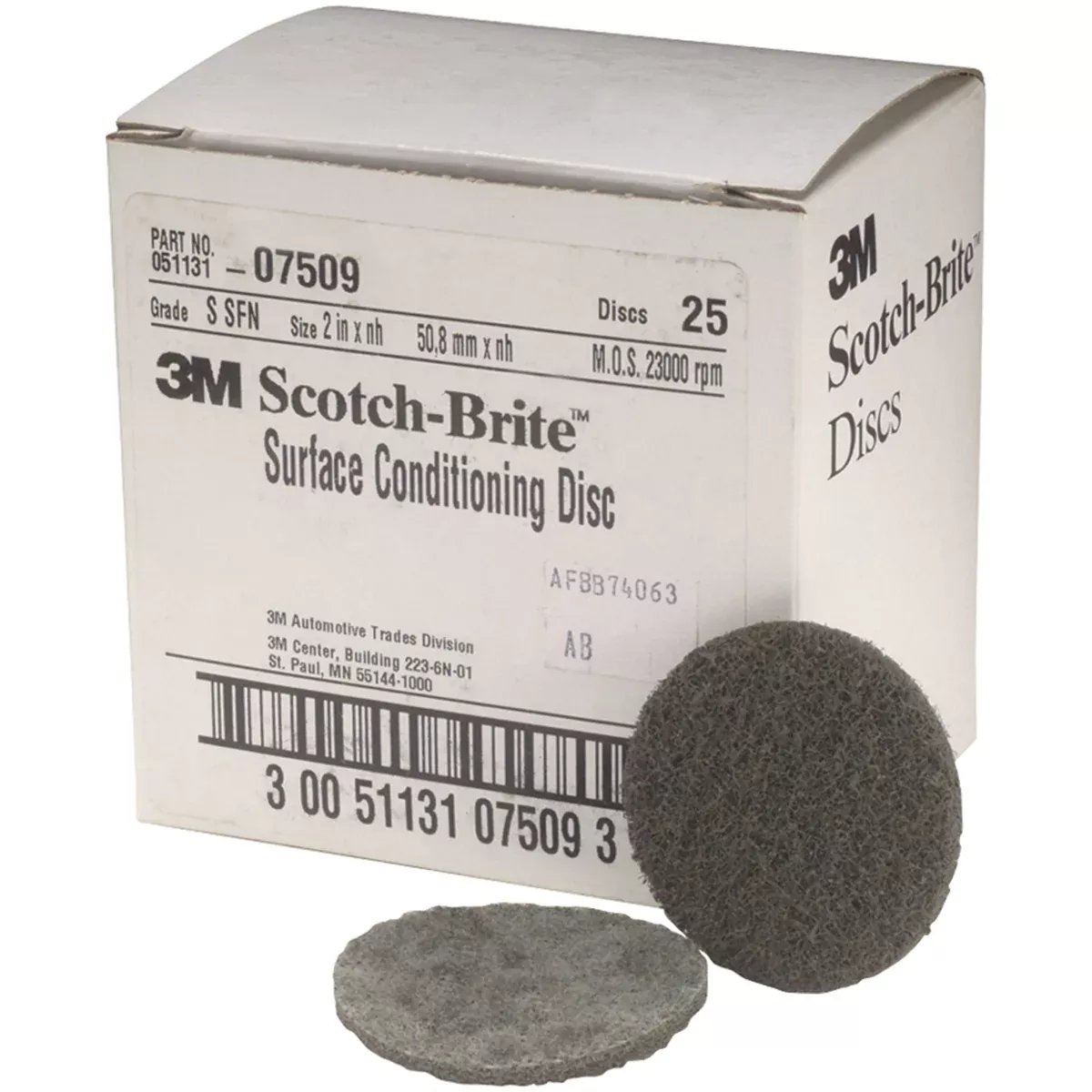 2" Scotch Brite MMM7509 3M