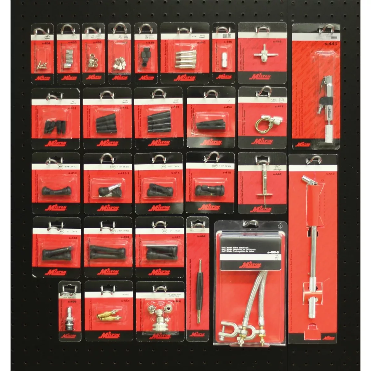 2' X 2' Tire Hardware Merchandiser MILS-TIREHRDW Milton Industries