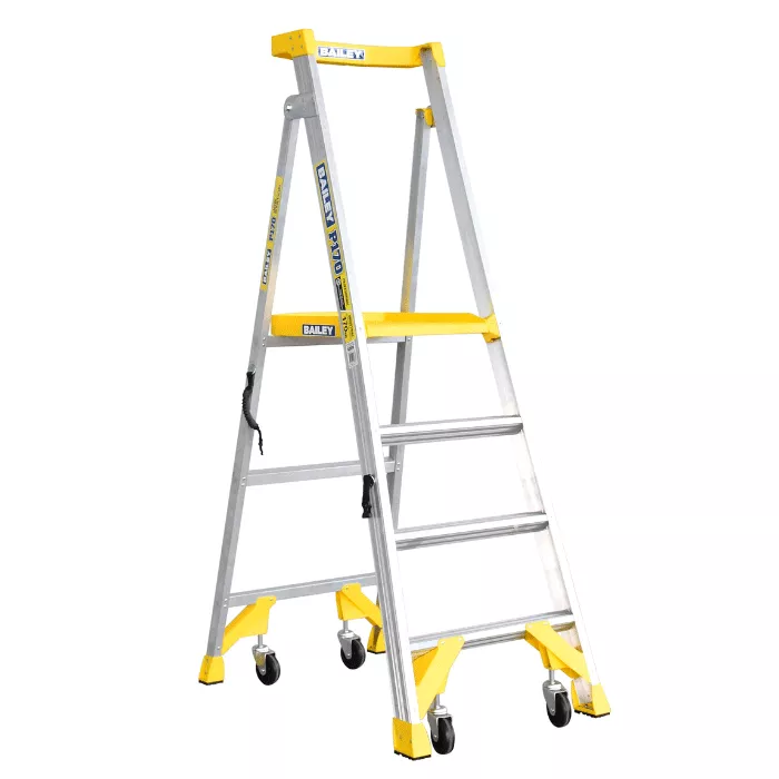 Bailey 4 Step P170 Job Station 170kg Aluminium Platform Stepladder