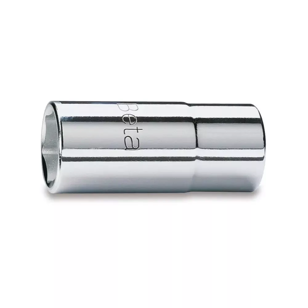 Beta Tools (Article# 910AL 18) 18mm, Hexagon Hand Socket, Long Series, 6 Point 3/8 in Drive, Chrome-Plated - BT 9100168