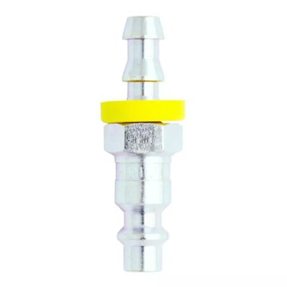 Coupler Plug with 1/4" Push On and Lock Hose Barb, M Style MIL1736-4 Milton Industries