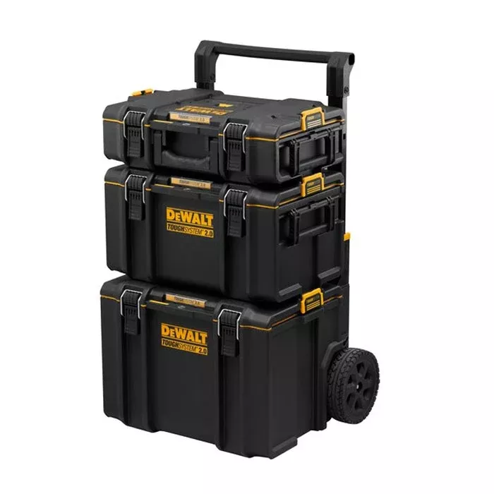 Dewalt Toughsystem 2.0 3-In-1 Stackable Storage Box System