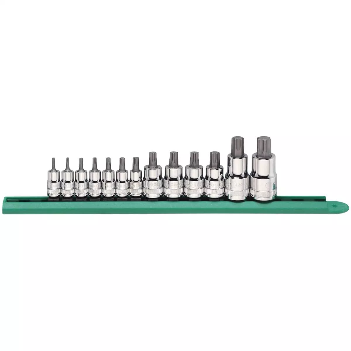 GearWrench 80898 13-Pc 1/4", 3/8", 1/2" Drive Stubby TorxBit Set