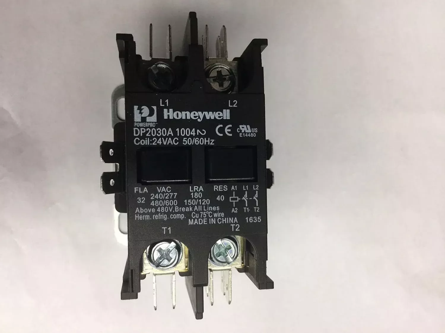Honeywell DP2030A1004 2 Pole Contactor - 24V 30A