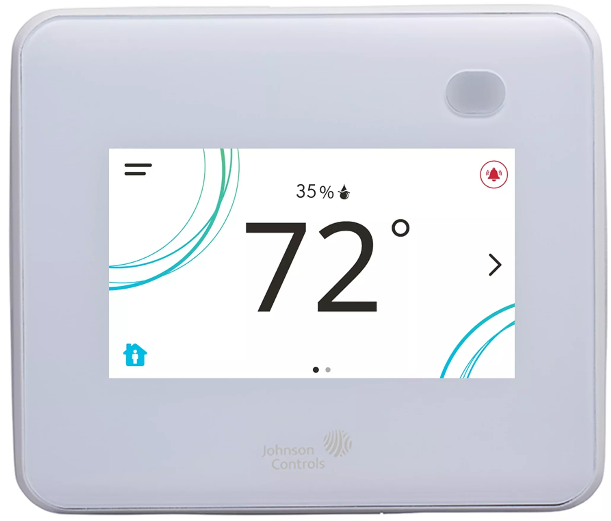 Johnson Controls TEC3613-14-000 TEC3000 BACnet or N2 Networked Thermostat Controller with Occupancy Sensor and Dehumidification White