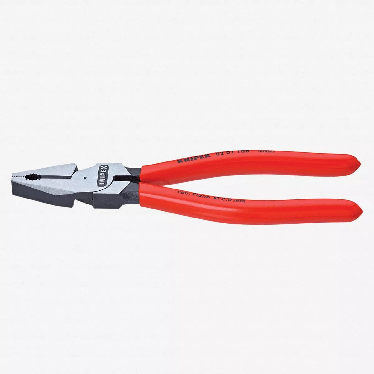 Knipex 7" High Leverage Combination Pliers - Plastic Grip