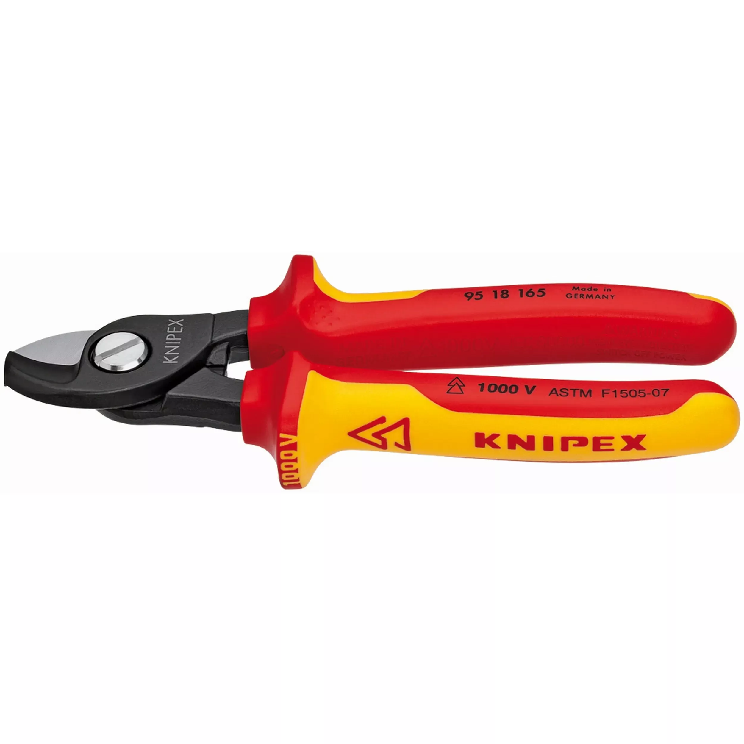 Knipex 95 18 165 US KN | Cable Shears, 1000V Insulated
