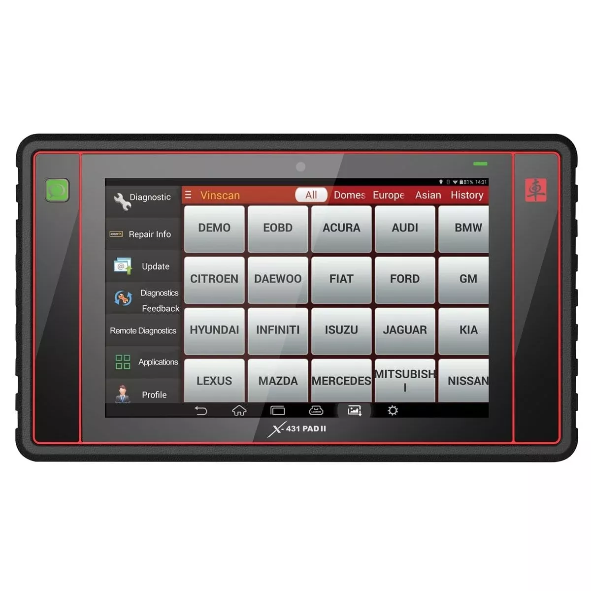 LAUNCH TECH USA301180411 Pad Ii Ae