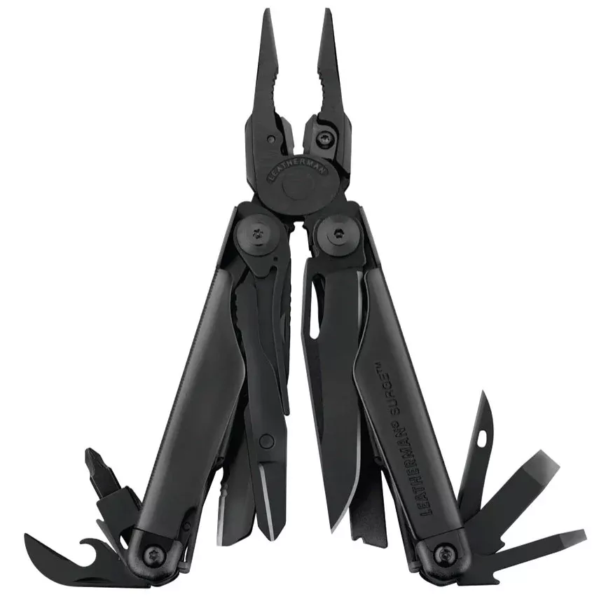Leatherman 21 Tool Surge Multi-Tool Black with Molle Sheath