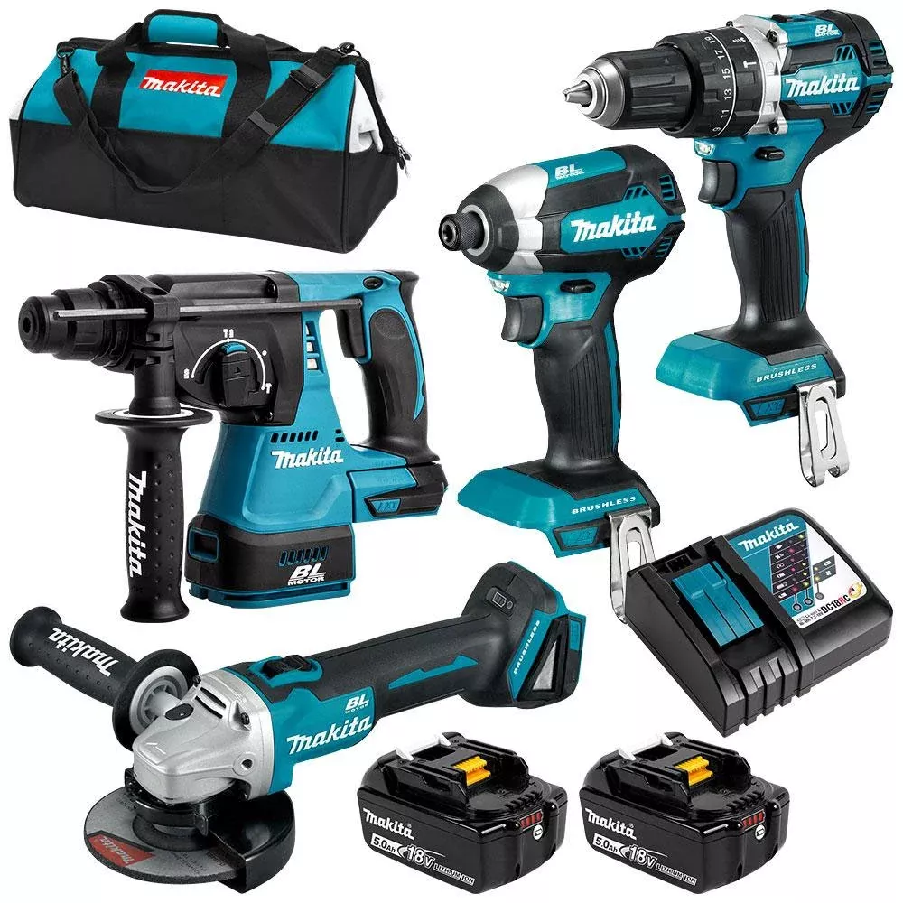 Makita 18V Brushless 4 Pce Combo Kit DLX4102T