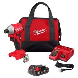 Milwaukee 3650-21CT M18 18 Volt Lithium-Ion 1/4" Cordless Impact Driver Kit