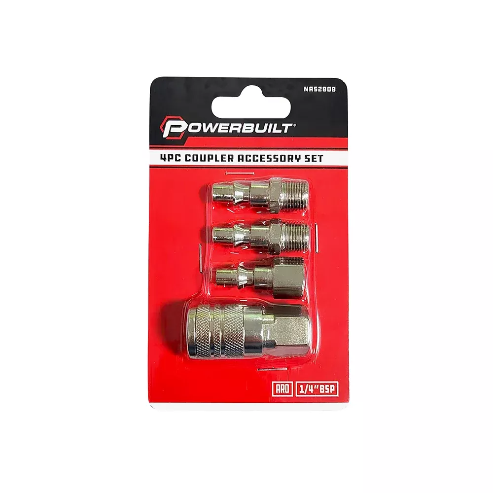 Powerbuilt 4Pc Aro Air Coupler Accessory Kit