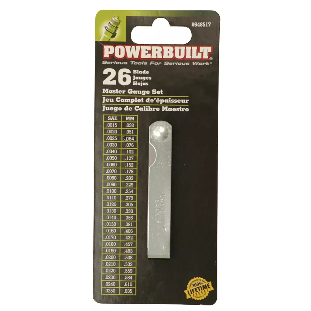 Powerbuilt Feeler Gauge 26 Blade