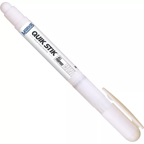 Quik Stik All Purpose Mini Solid Paint Marker White, 12/box