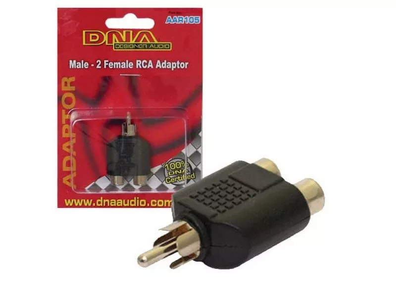 Rca Male To 2 Rca Female Adaptor