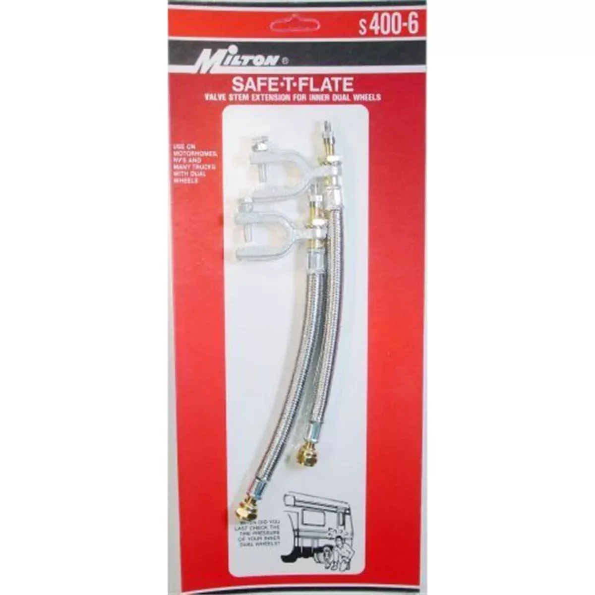 Saf-T-Flate Valve Ext. 2/cd MILS400-6 Milton Industries