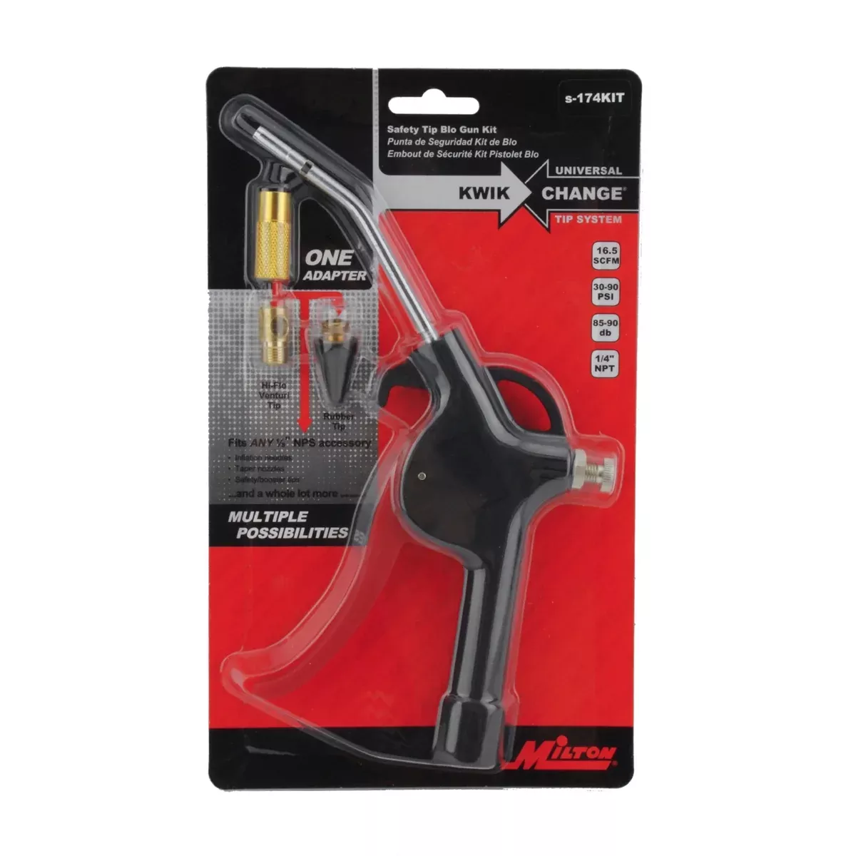 Safety Tip Blo Gun Kit MILS-174KIT Milton Industries