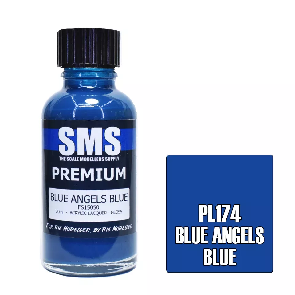 SMS Airbrush Paint 30Ml Premium Blue Angels Blue