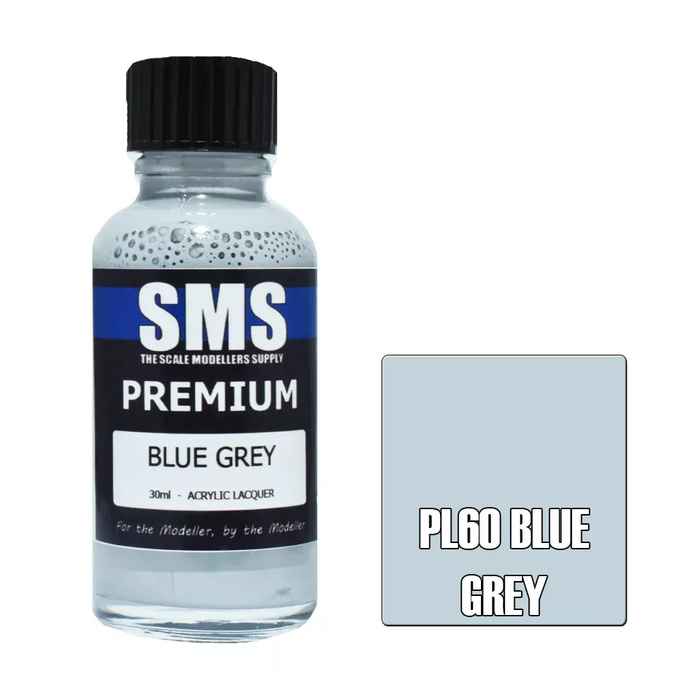 SMS Airbrush Paint 30Ml Premium Blue Grey