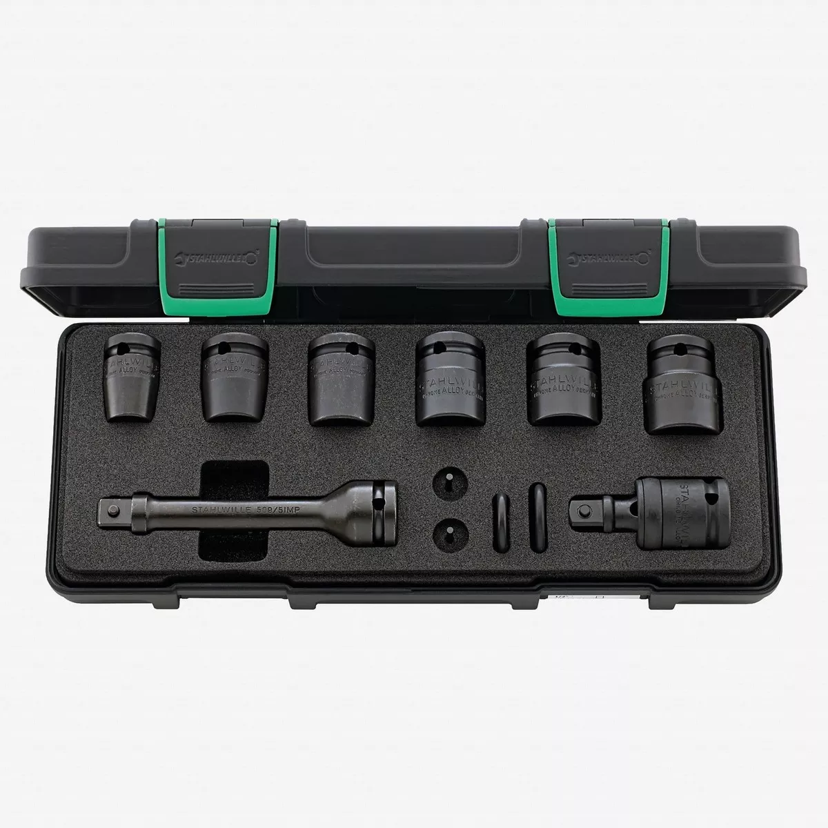 Stahlwille 50IMP/6/2 IMPACT Socket Set, 1/2" Drive, Metric, 12 Pieces