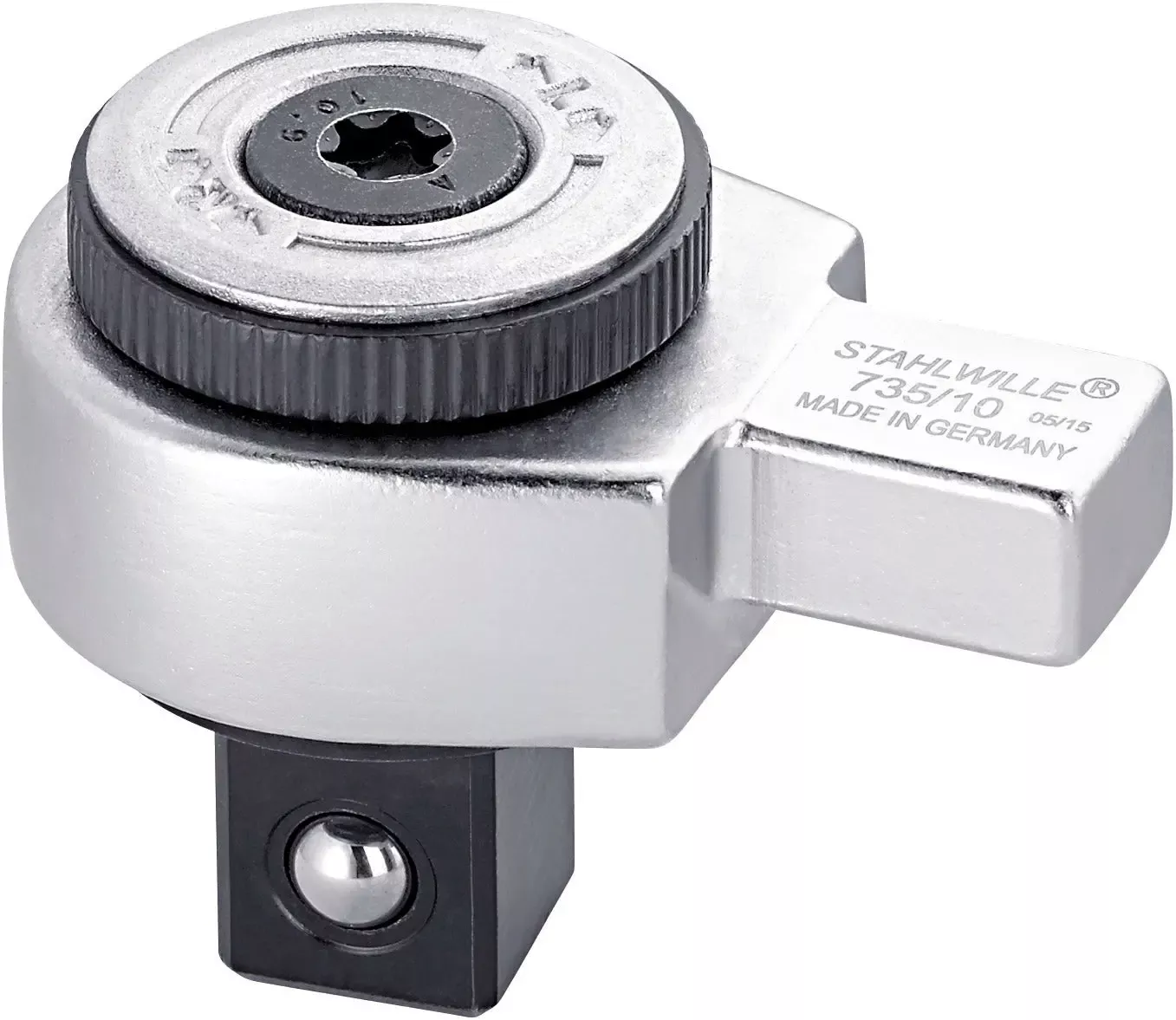 Stahlwille Fine-Tooth Ratchet Insert Adapter, Size 10 - ST 58250010
