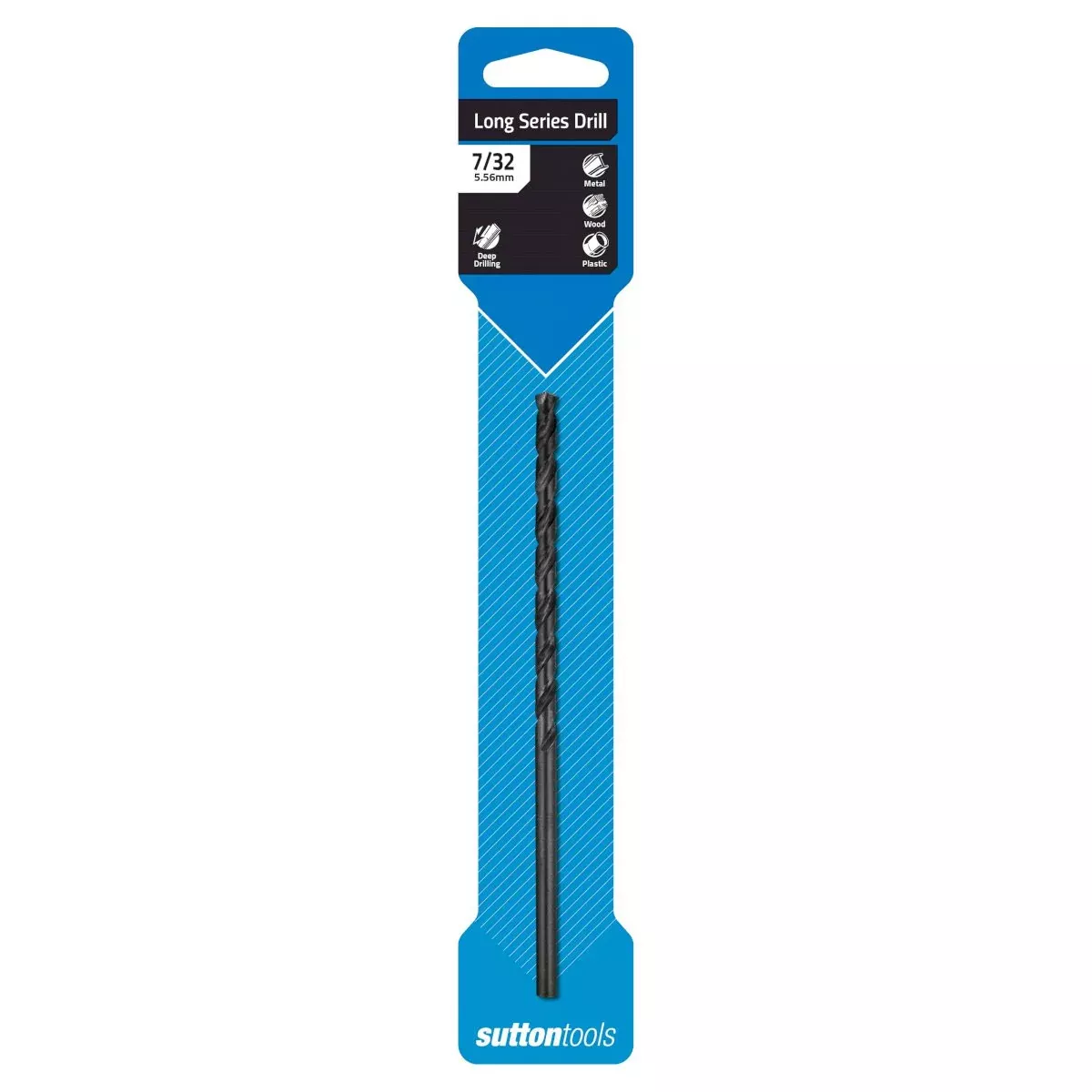 Sutton Drill D110 Long Series Drill 7/32" HSS