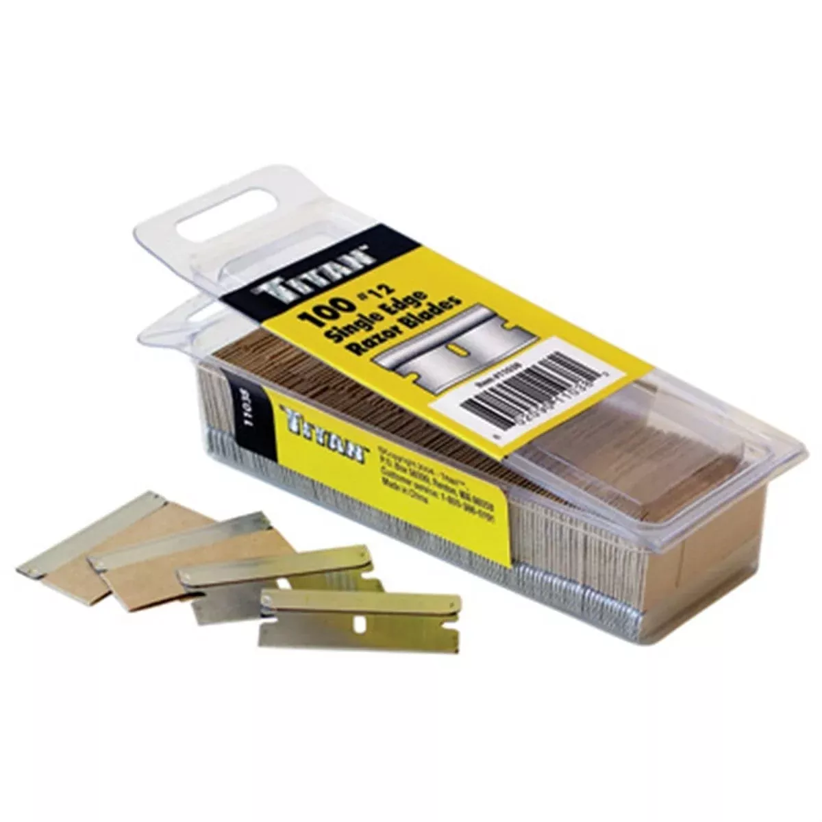 Titan 11038 Single Edge #12 Razor Blades (100-Piec