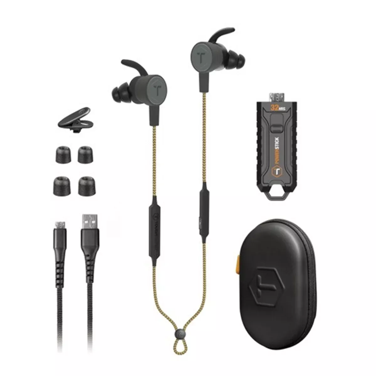 ToughTested Ranger Rugged Bluetooth Wireless In-Ear Headphones MIZTT-HFB-RB WHITE OAK COMMERCIAL