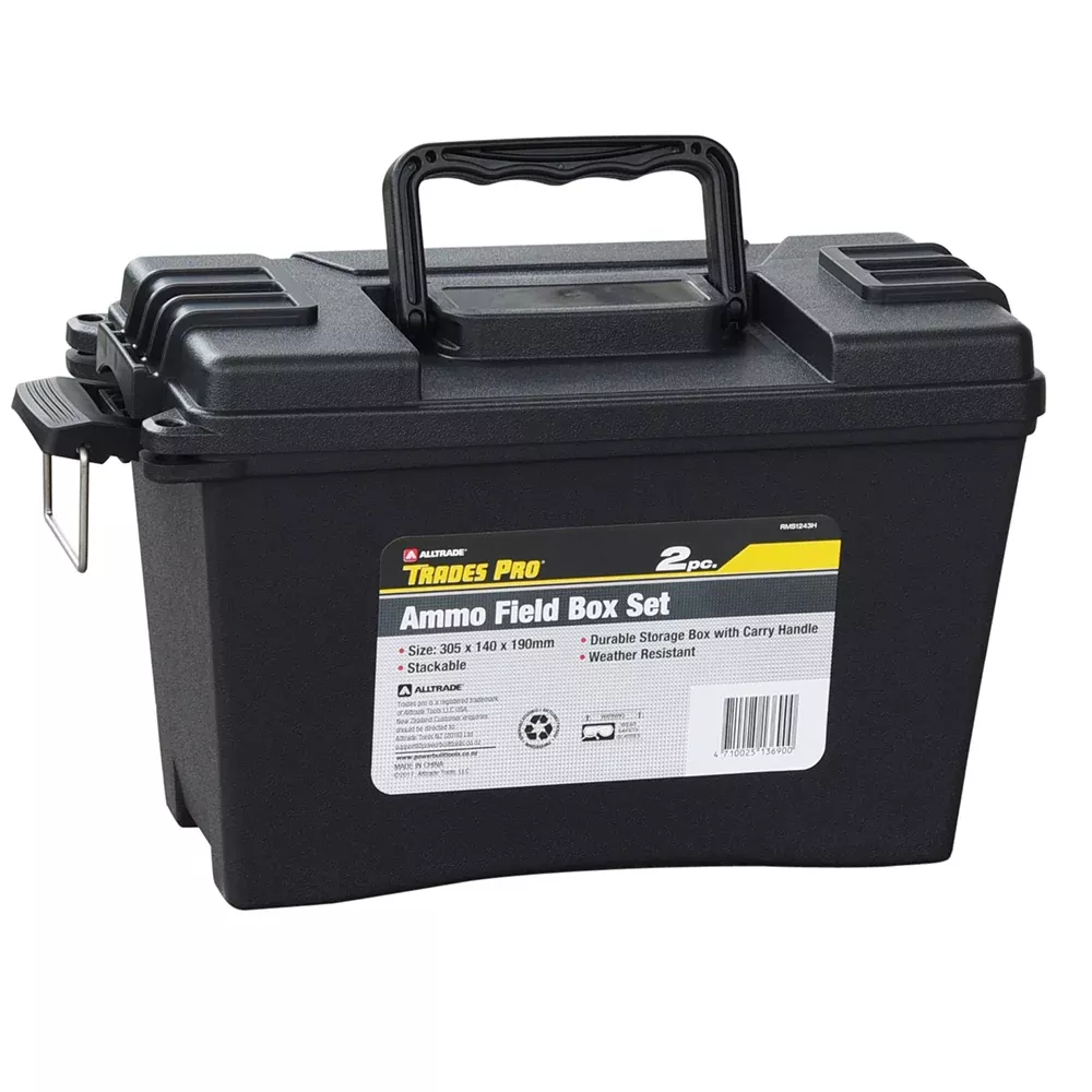 Trades Pro 2 Pack Ammo Field Box Set