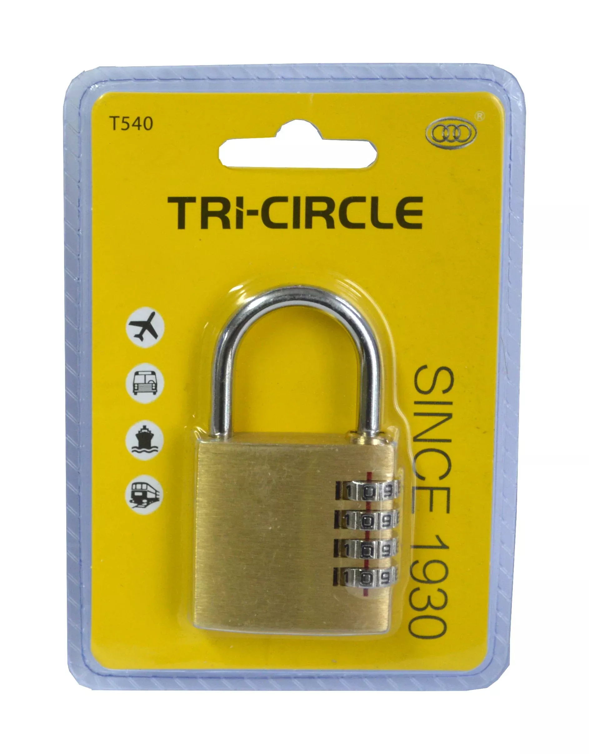 Tri-Circle Combination Padlock - #KD-T1040 40mm