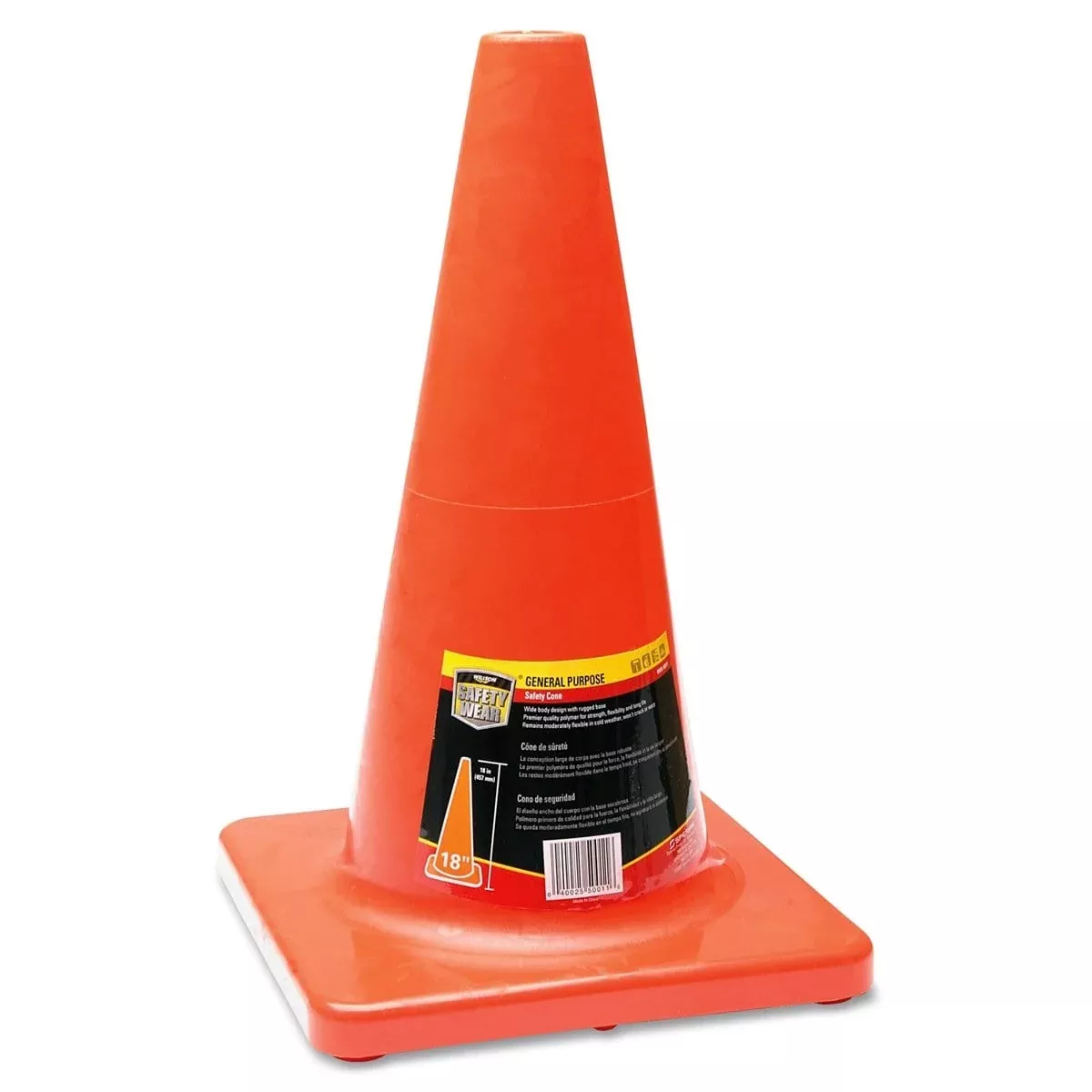 Uvex RWS-50011 18" Safety Cone Orange
