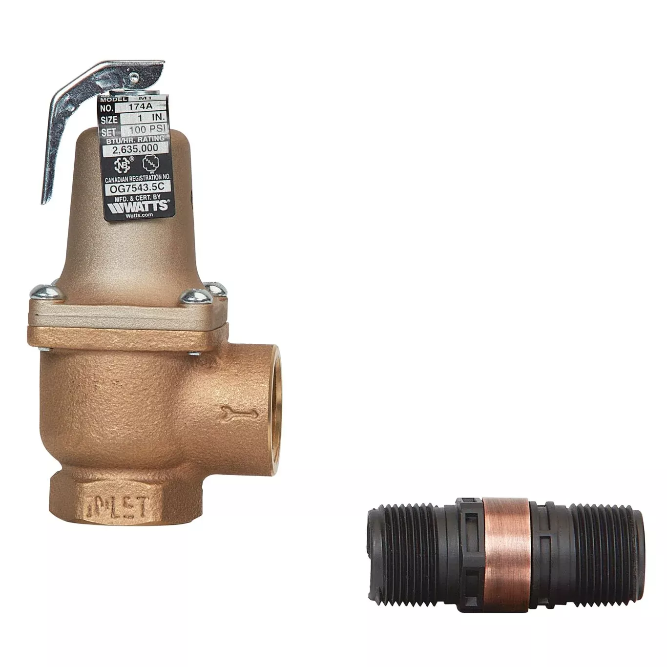 Watts 275176 1 174A-080 Power Replacement MPN